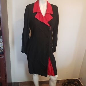 Fattaneh Bahari vintage blazer Dress women's size 8 suit jacket vtg
